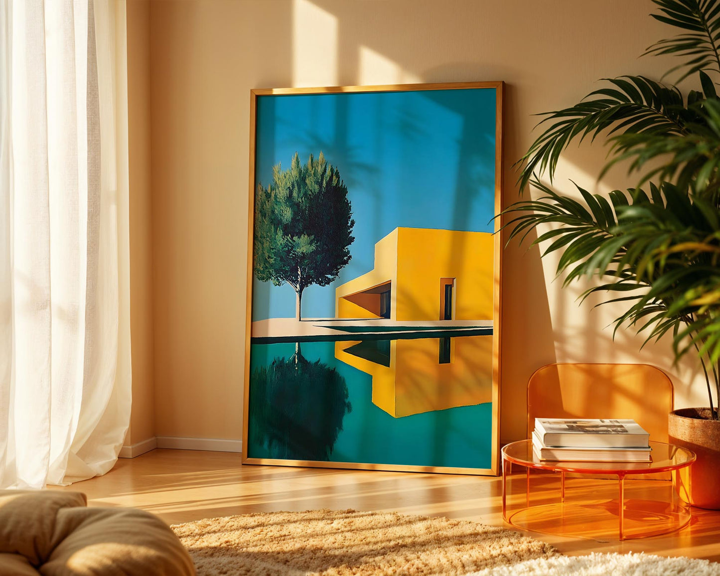 Modern Sanctuary – Minimalist Architectural Wall Art Print