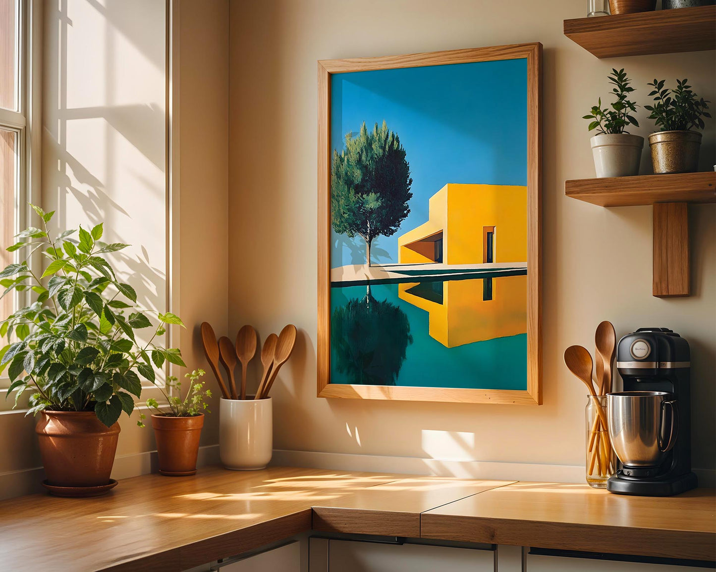 Modern Sanctuary – Minimalist Architectural Wall Art Print