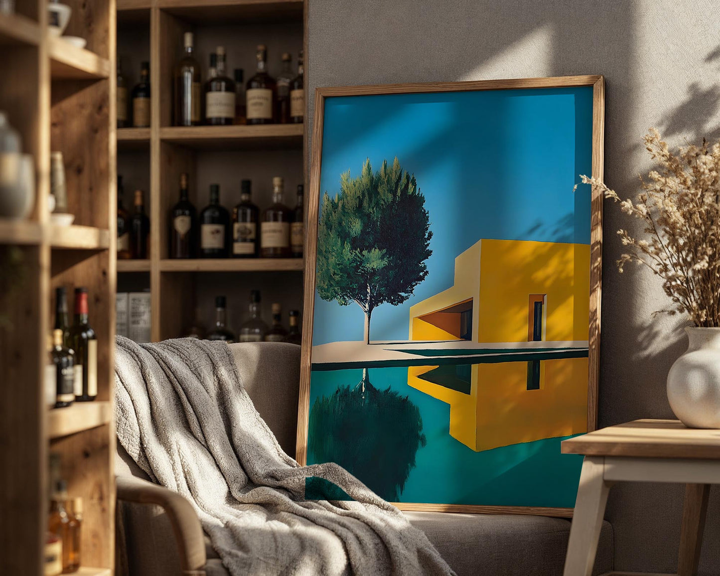Modern Sanctuary – Minimalist Architectural Wall Art Print