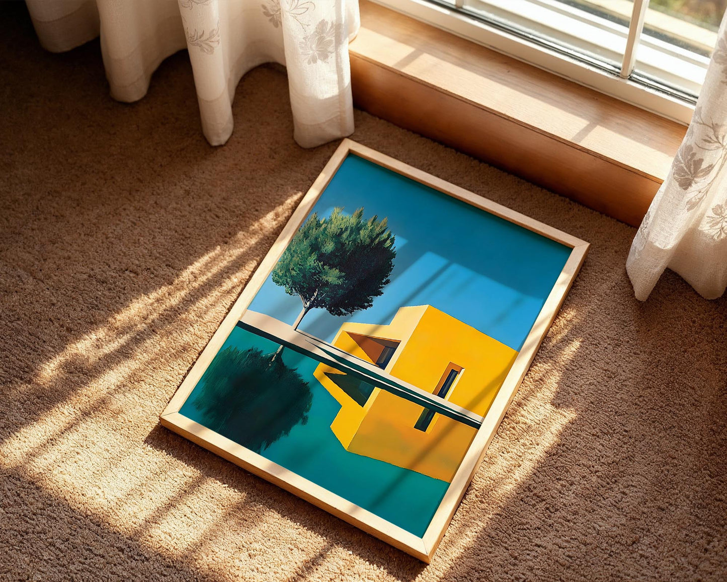 Modern Sanctuary – Minimalist Architectural Wall Art Print
