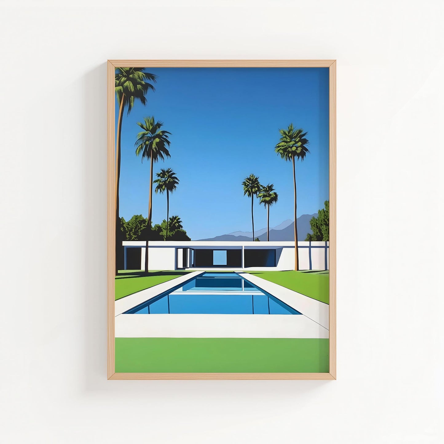 Modern Vista – Palm Springs Architectural Wall Art Print