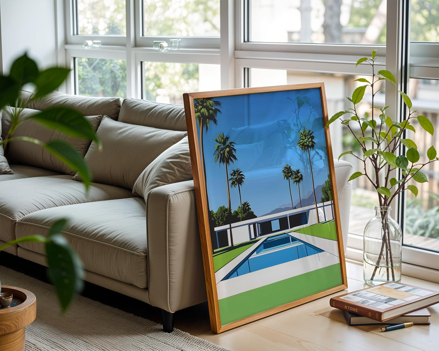 Modern Vista – Palm Springs Architectural Wall Art Print