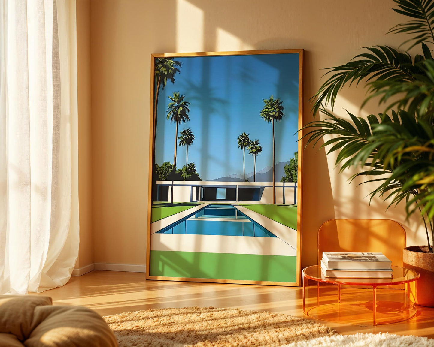 Modern Vista – Palm Springs Architectural Wall Art Print