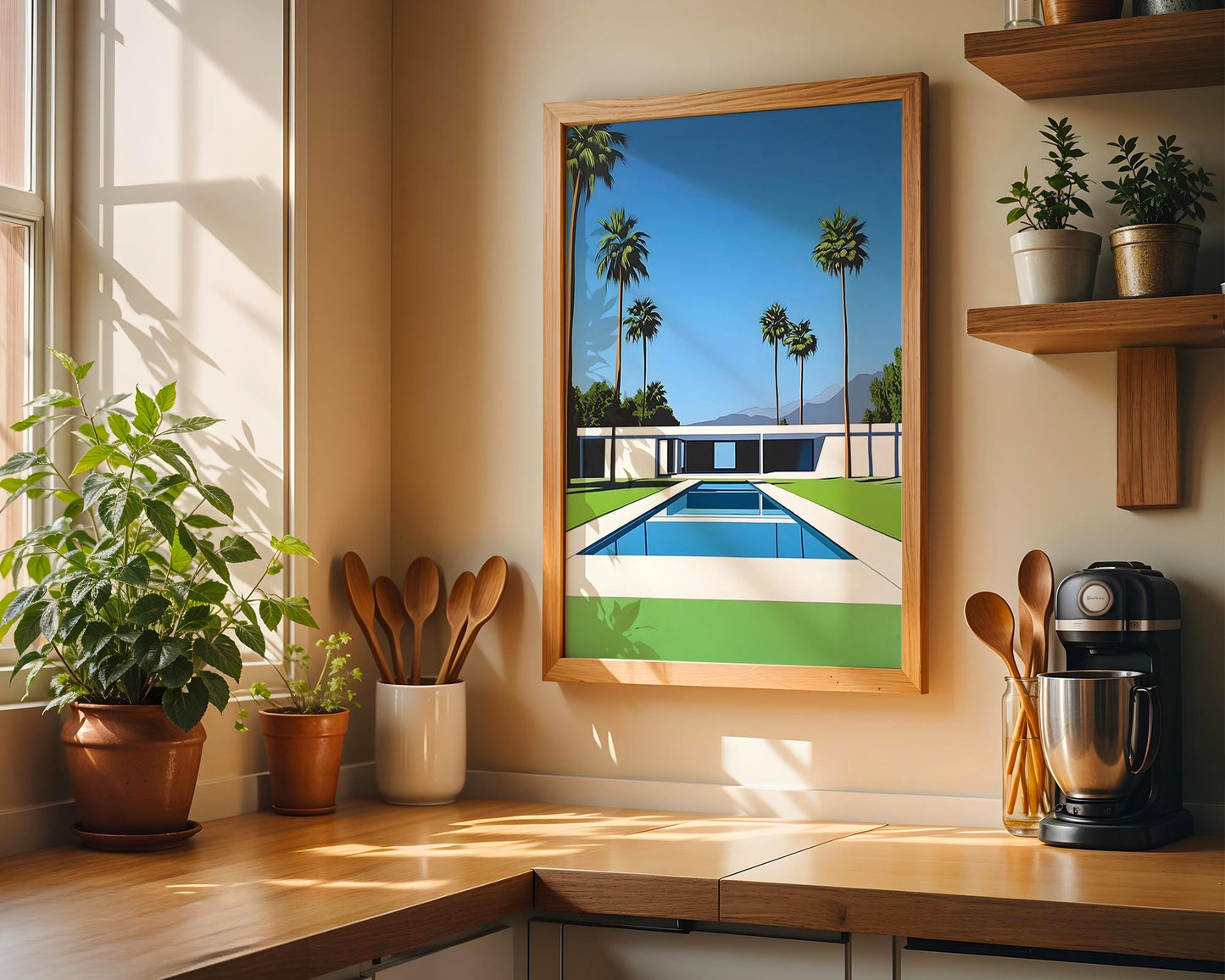 Modern Vista – Palm Springs Architectural Wall Art Print