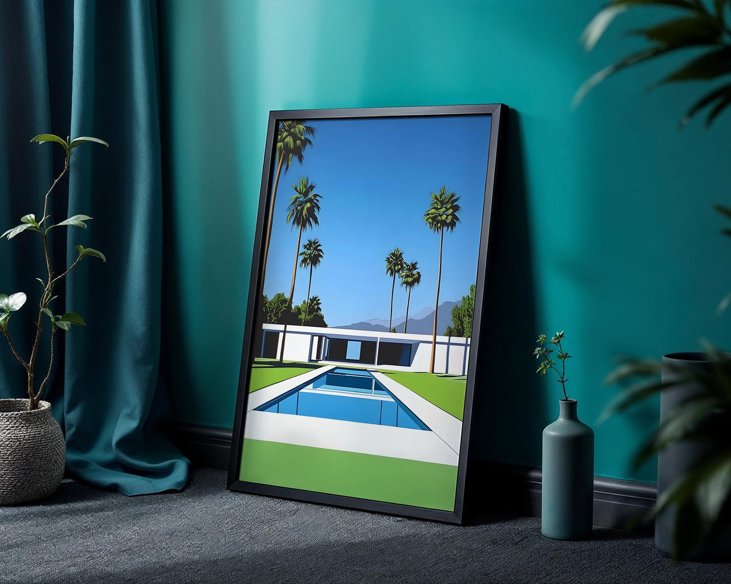 Modern Vista – Palm Springs Architectural Wall Art Print