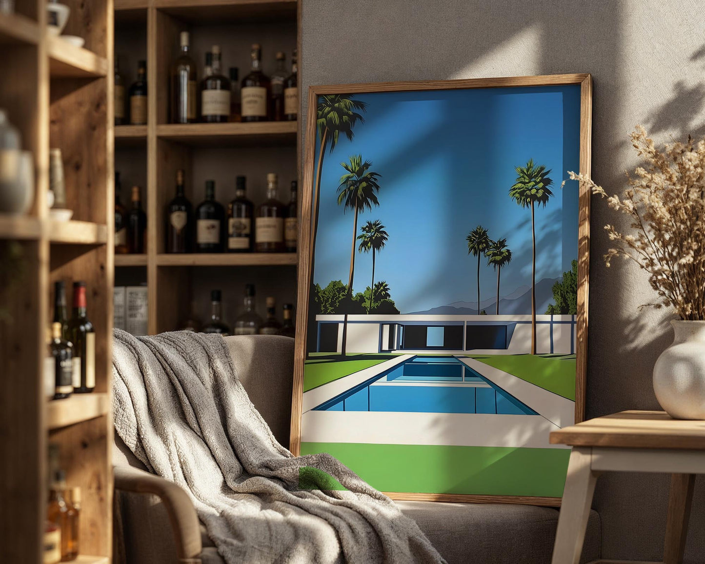 Modern Vista – Palm Springs Architectural Wall Art Print