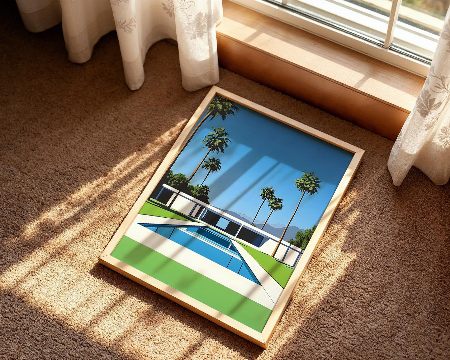 Modern Vista – Palm Springs Architectural Wall Art Print