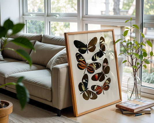 Vintage Butterfly Study II – Natural History Wall Art Print