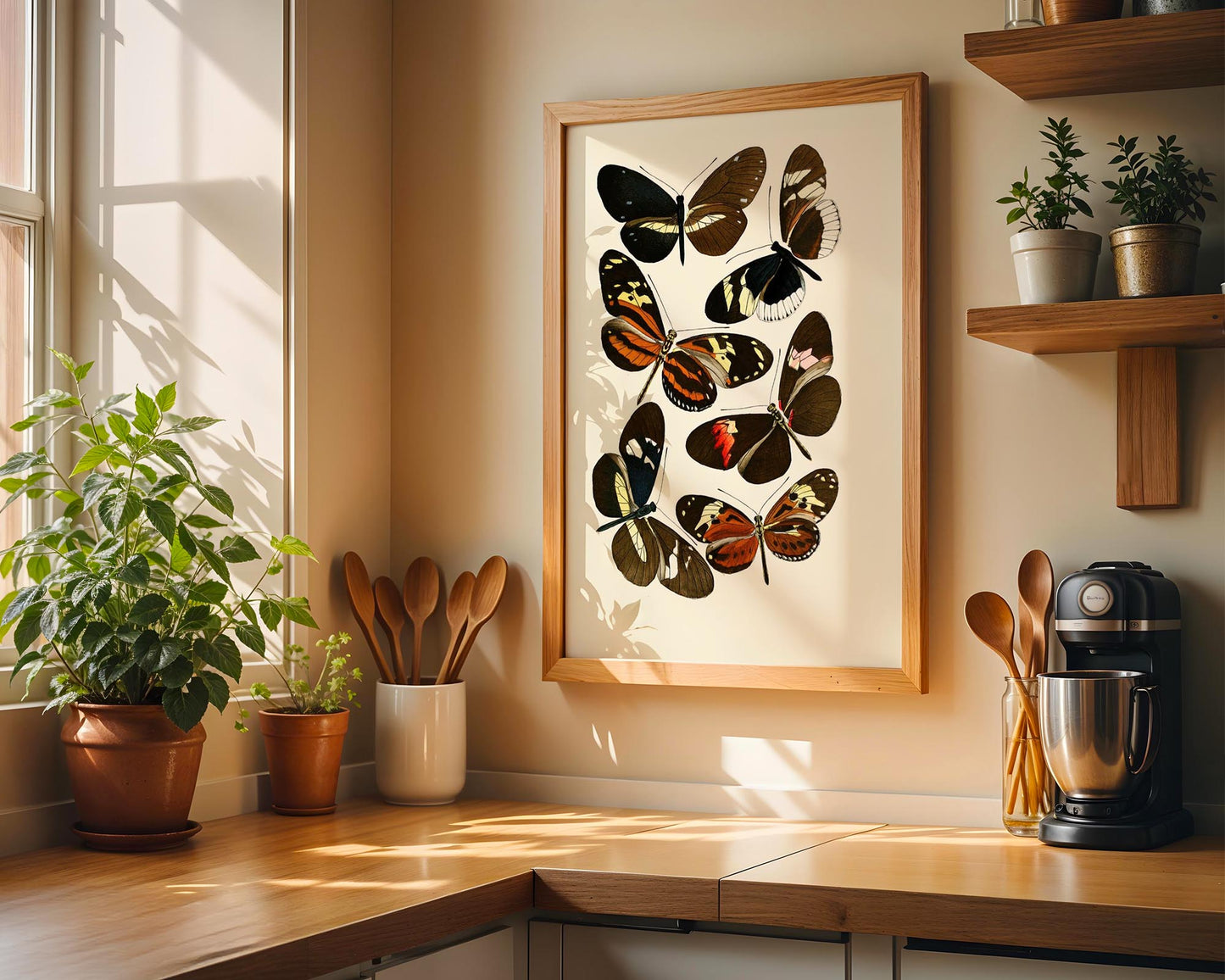 Vintage Butterfly Study II – Natural History Wall Art Print