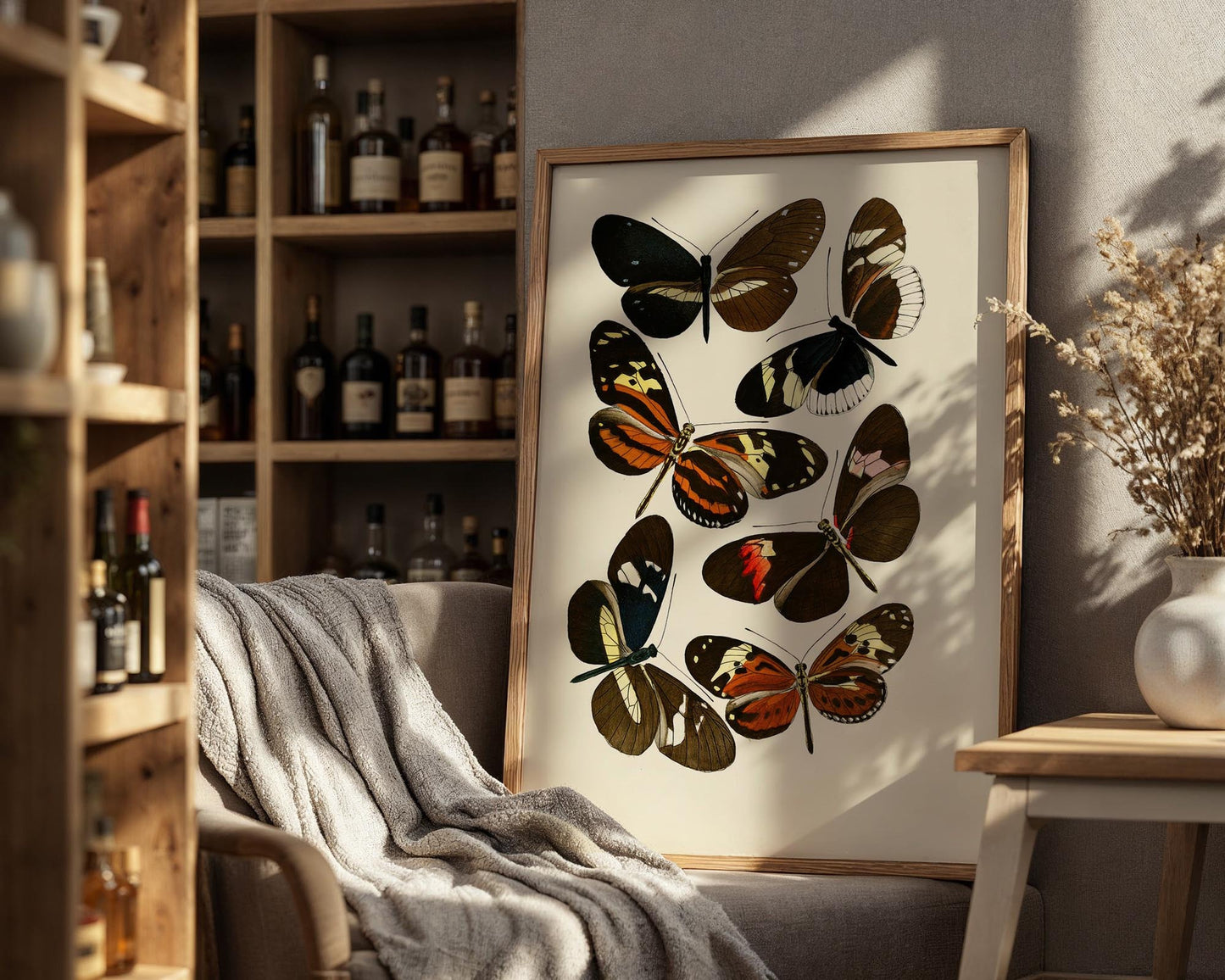 Vintage Butterfly Study II – Natural History Wall Art Print
