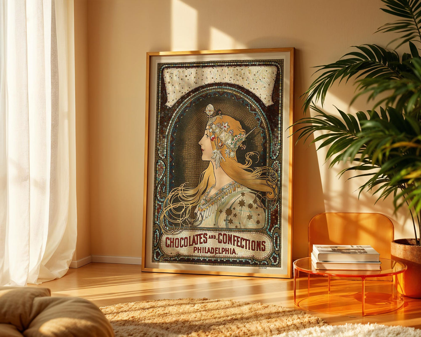 Alphonse Mucha Zodiac Poster | Vintage Art Nouveau Wall Art