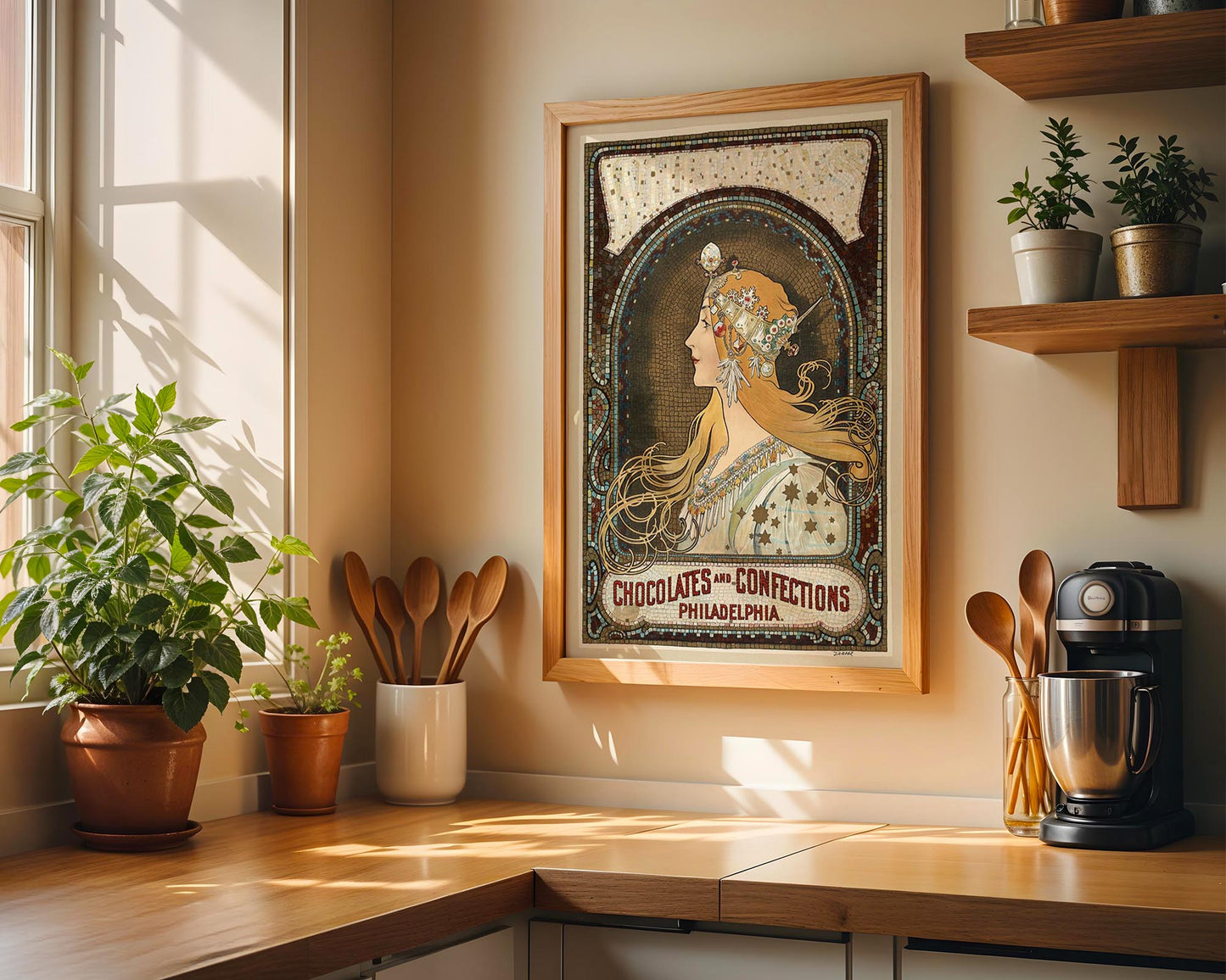 Alphonse Mucha Zodiac Poster | Vintage Art Nouveau Wall Art