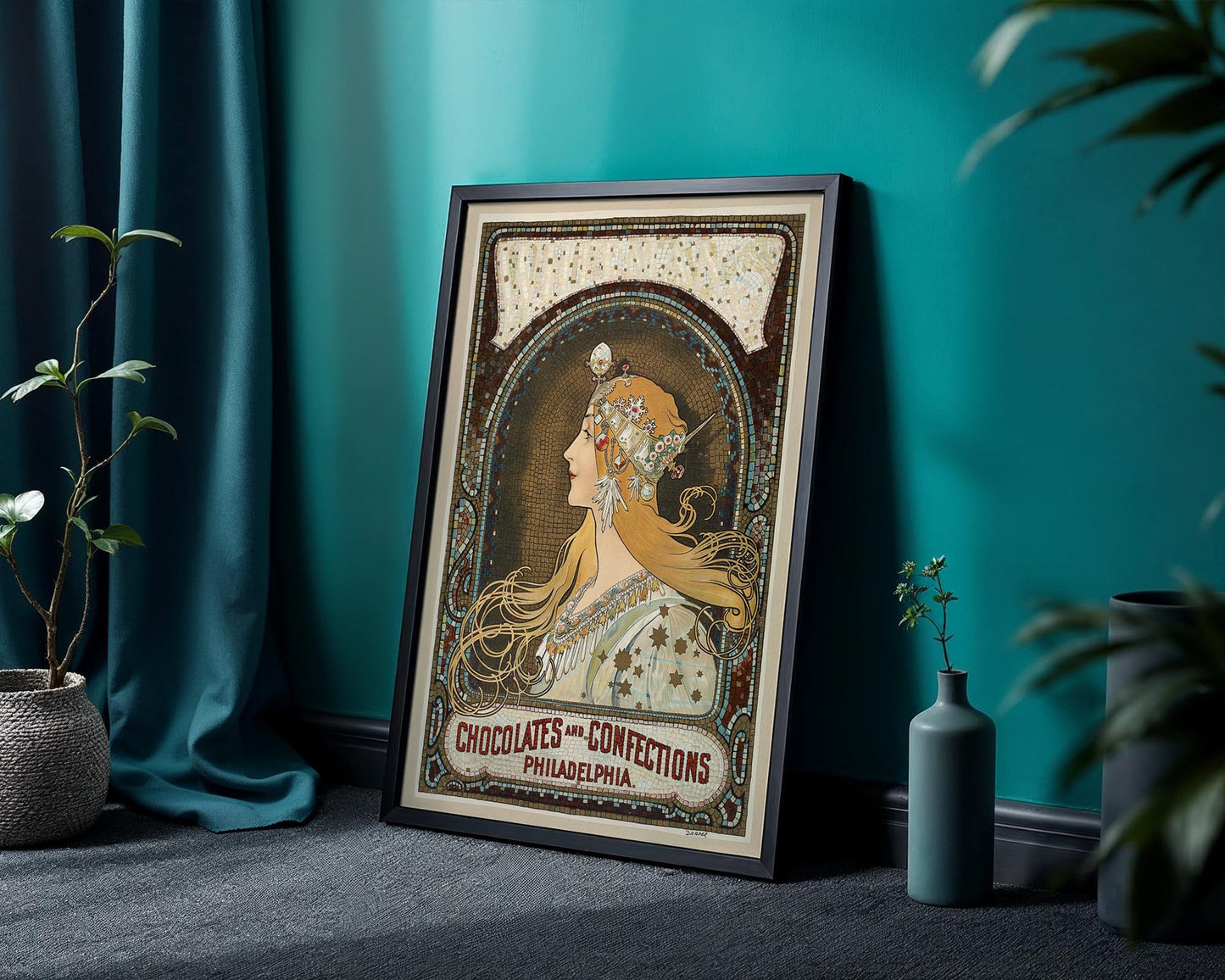 Alphonse Mucha Zodiac Poster | Vintage Art Nouveau Wall Art